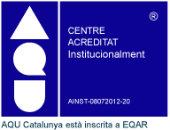 AQU Accredited institution stamp